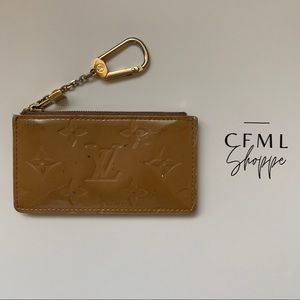 Authentic Louis Vuitton Vernis Patent Key Pouch